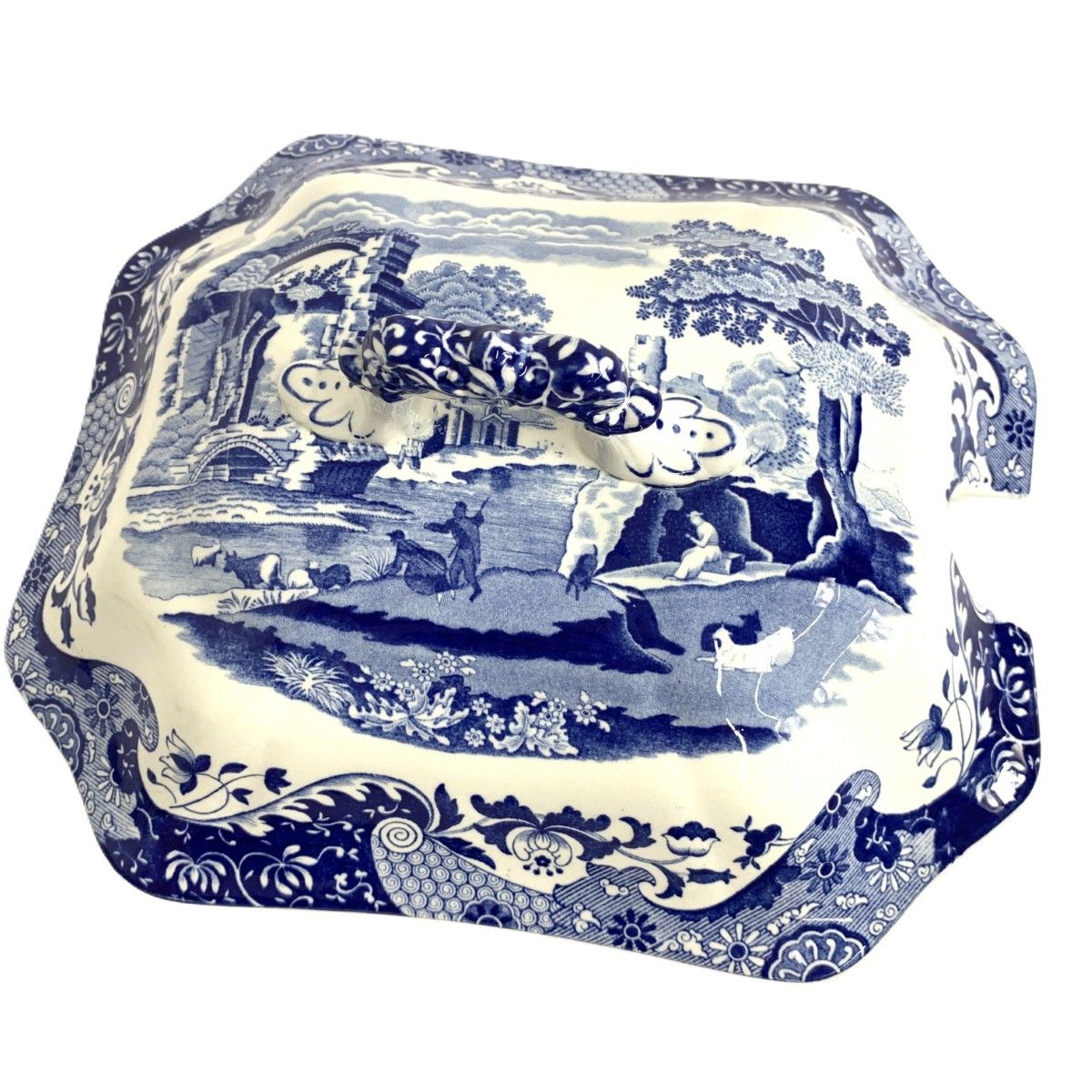 SPODE スポード スープチューリン&レードル ブルーイタリアン ブルー