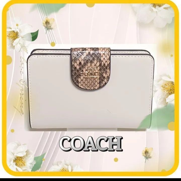 Sale 匿名配送 新品 ✳️ COACH コーチ 財布 べージュ - 〜麗Urara