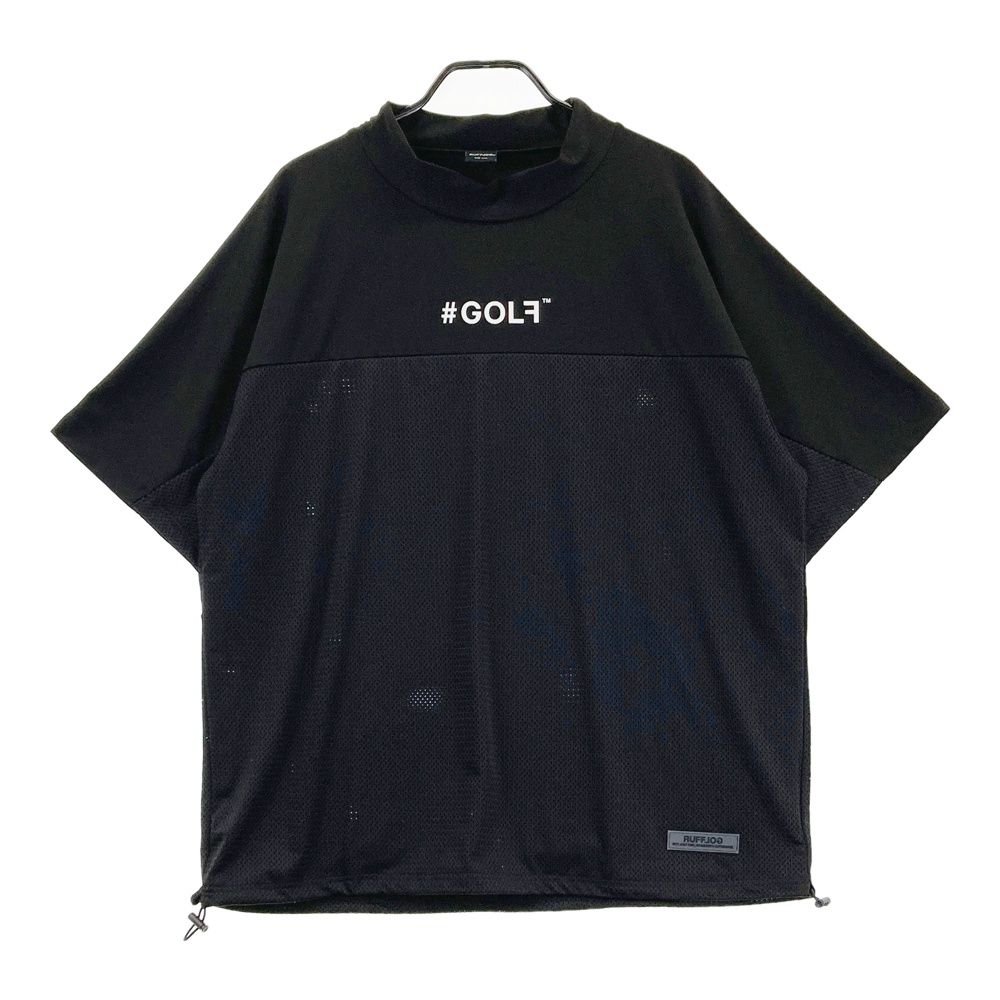 サイズ：XXL RUFFLOG ラフロッグ ハイネック 切替 半袖Tシャツ