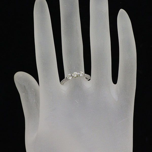 Pt900 ダイヤモンドリング D0.50ct/3ストーン #10.5 PT900 ダイヤモンド リング 0.50CT - メルカリ