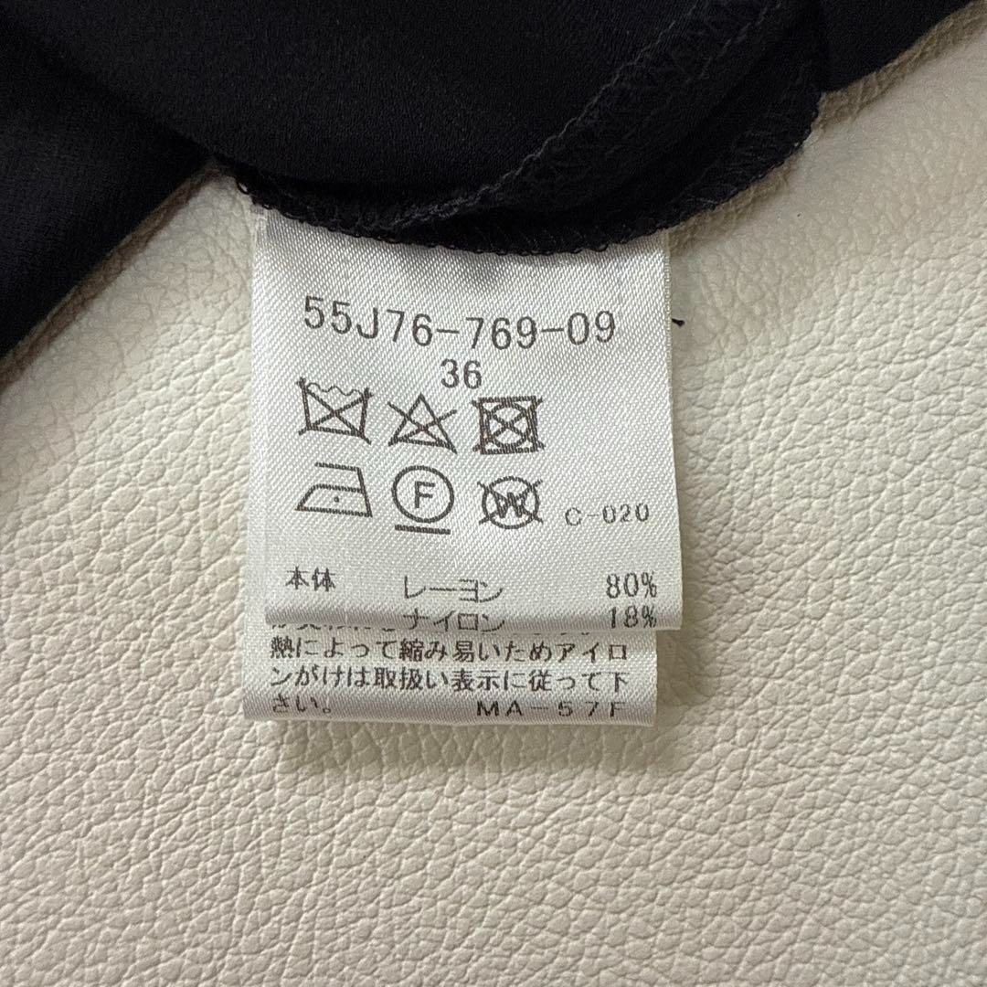 ブルーレーベルクレストブリッジ　ワンピース　リボン　チェック柄　３６　S相当 未使用級✨ブルーレーベル クレストブリッジ チェック