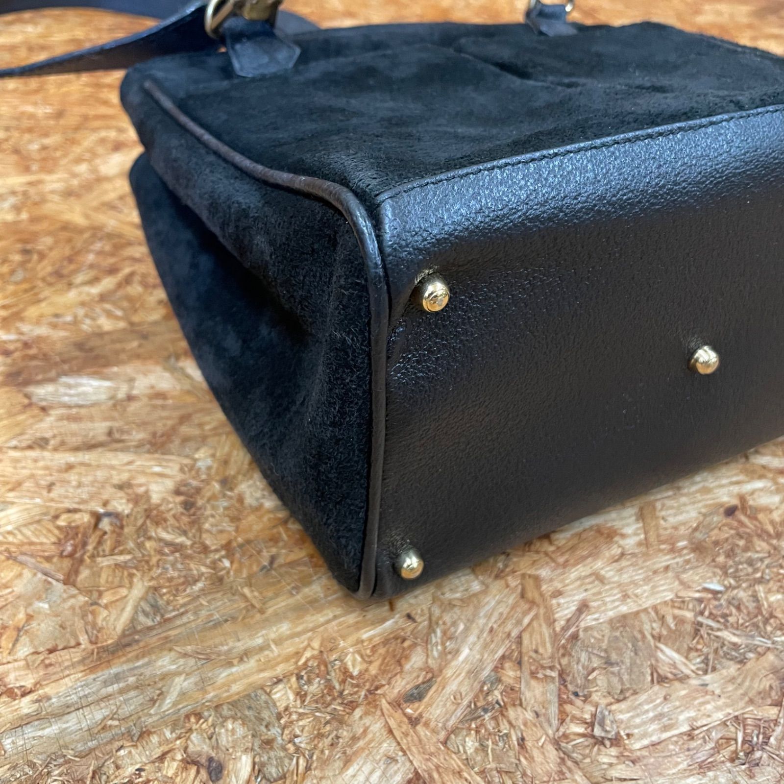 ⭐️極美品⭐️ グッチ バンブー ハンドバッグ ショルダーバッグ スエード　2way 楽天市場】GUCCI グッチ ポシェット バンブー カバン 2WAY