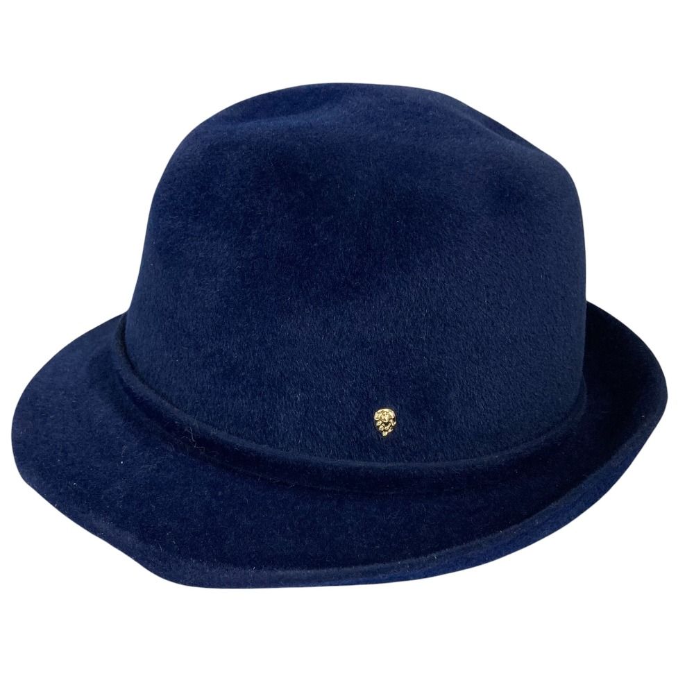 HELEN KAMINSKI ヘレンカミンスキー ANICE ラビット フェルトハット サイズL ブルー レディース 古着