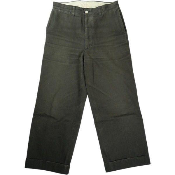 butcher products at last ヘリンボーントラウザーズ At Last ＆ Co BUTCHER PRODUCTS ウールトラウザー アットラスト