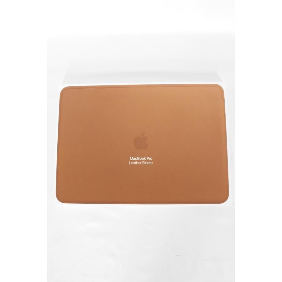 iphoneXS新品未開封 Apple純正 MacBook用レザースリーブ ブラウン