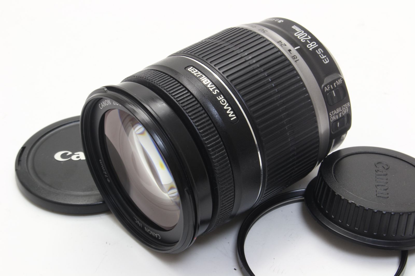 B+ (並品) Canon キヤノン EF-S 18-200mm F3.5-5.6 IS 初期不良返品 