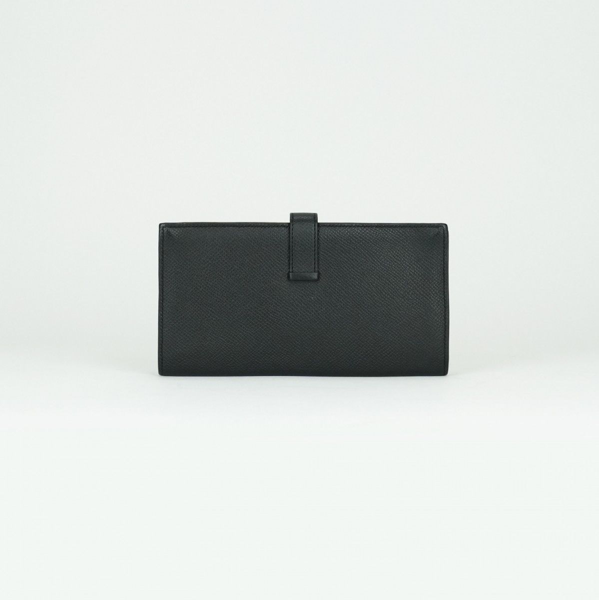 エルメス ベアンスフレモノクローム ブラック ヴォーエプソン 長財布