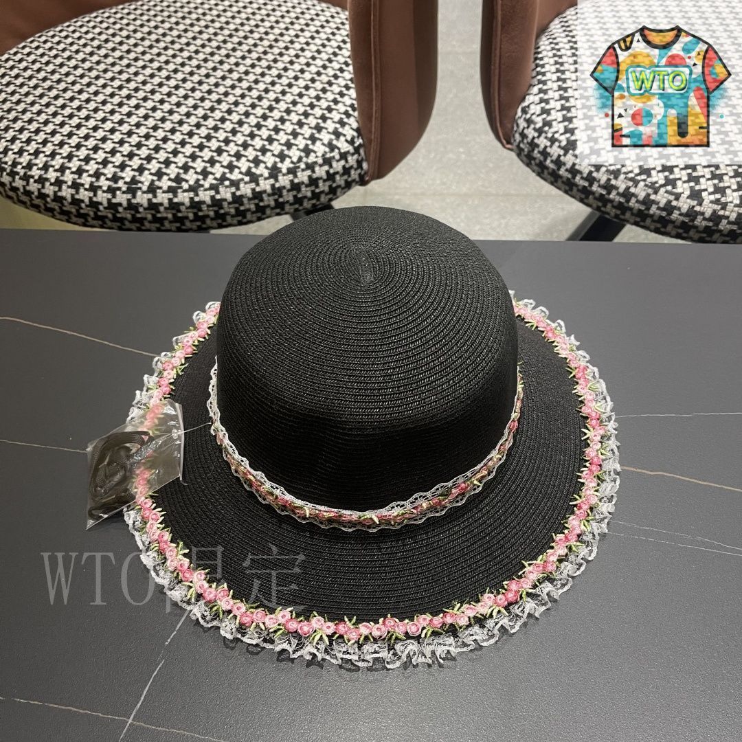 今週末限定値下げ‼️CHANELハット麦わら帽子 今日WTO】CHANEL 2025 新 麦わら リゾート風 帽子-JB63 - メルカリ