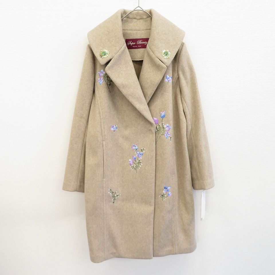 SUPER BEAUTY Romantic Style スーパービューティー コート ロング 花