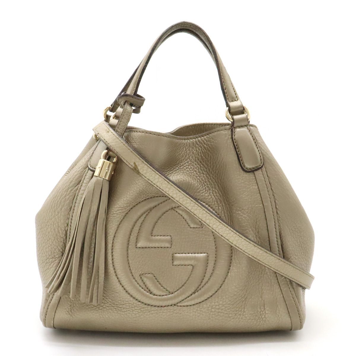 GUCCI グッチ ソーホー インターロッキングG フリンジ タッセル
