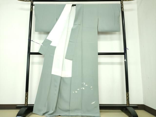 平和屋着物○京加賀糸目友禅作家 山崎巌 色留袖 舞花文 正絹 逸品