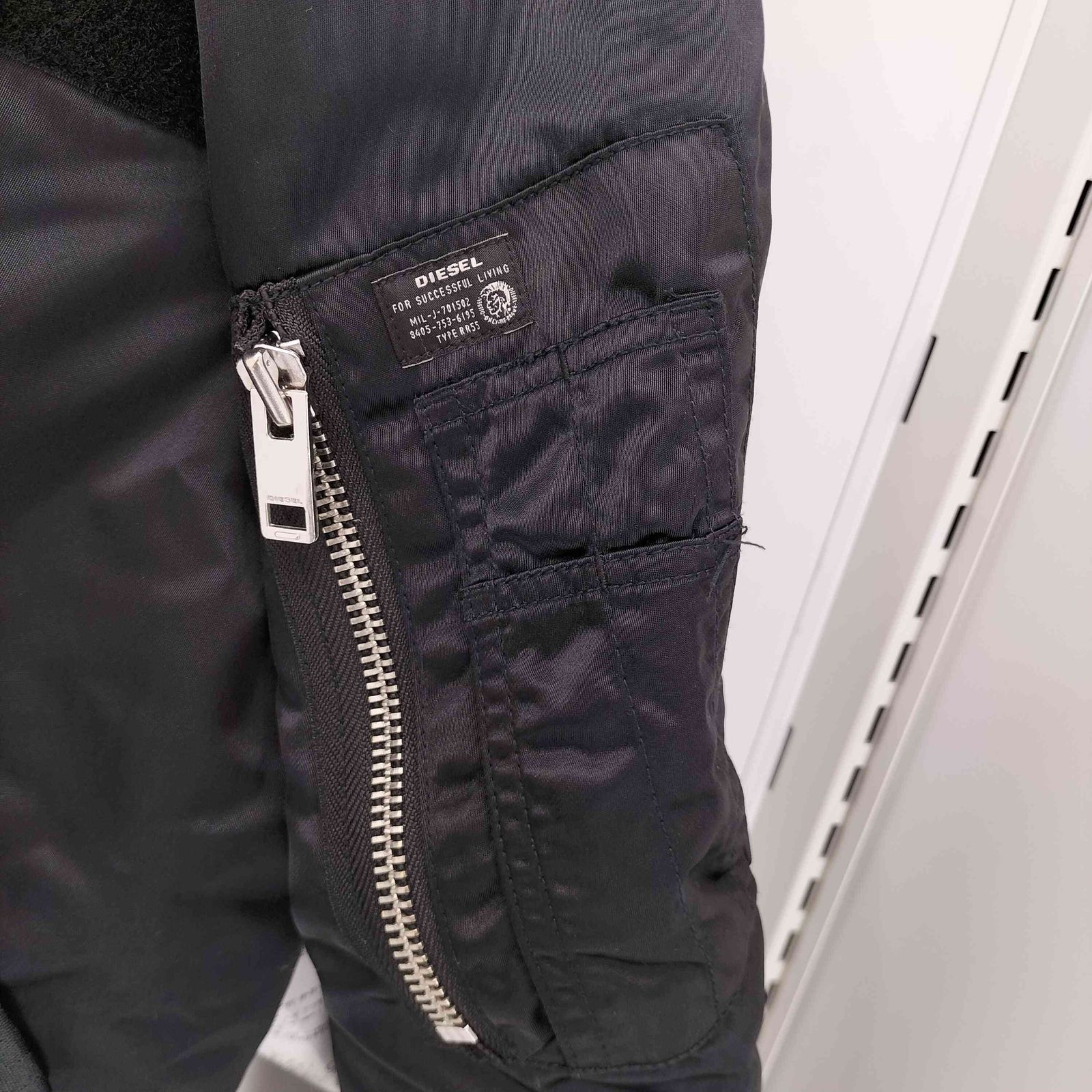 ディーゼル DIESEL TYPE RR-55 MA-1 ジャケット メンズ import：L