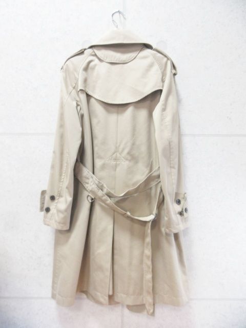 SWANLAKE ベージュ トレンチコート SWANLAKE スワンレイク トレンチコート 長袖 無地 ファー