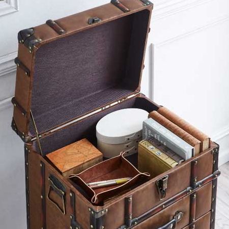 ボックスチェスト キャビネット サイドボード 収納 おしゃれ トランク