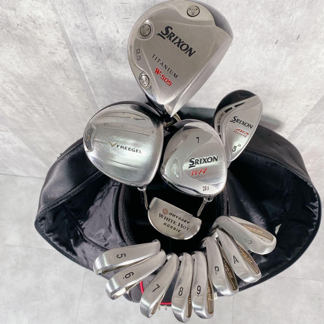 X568 スリクソン 他 メンズ ゴルフ クラブセット 14点 クラブ13本 R X568 スリクソン 他 メンズ ゴルフ クラブセット 14点 クラブ13