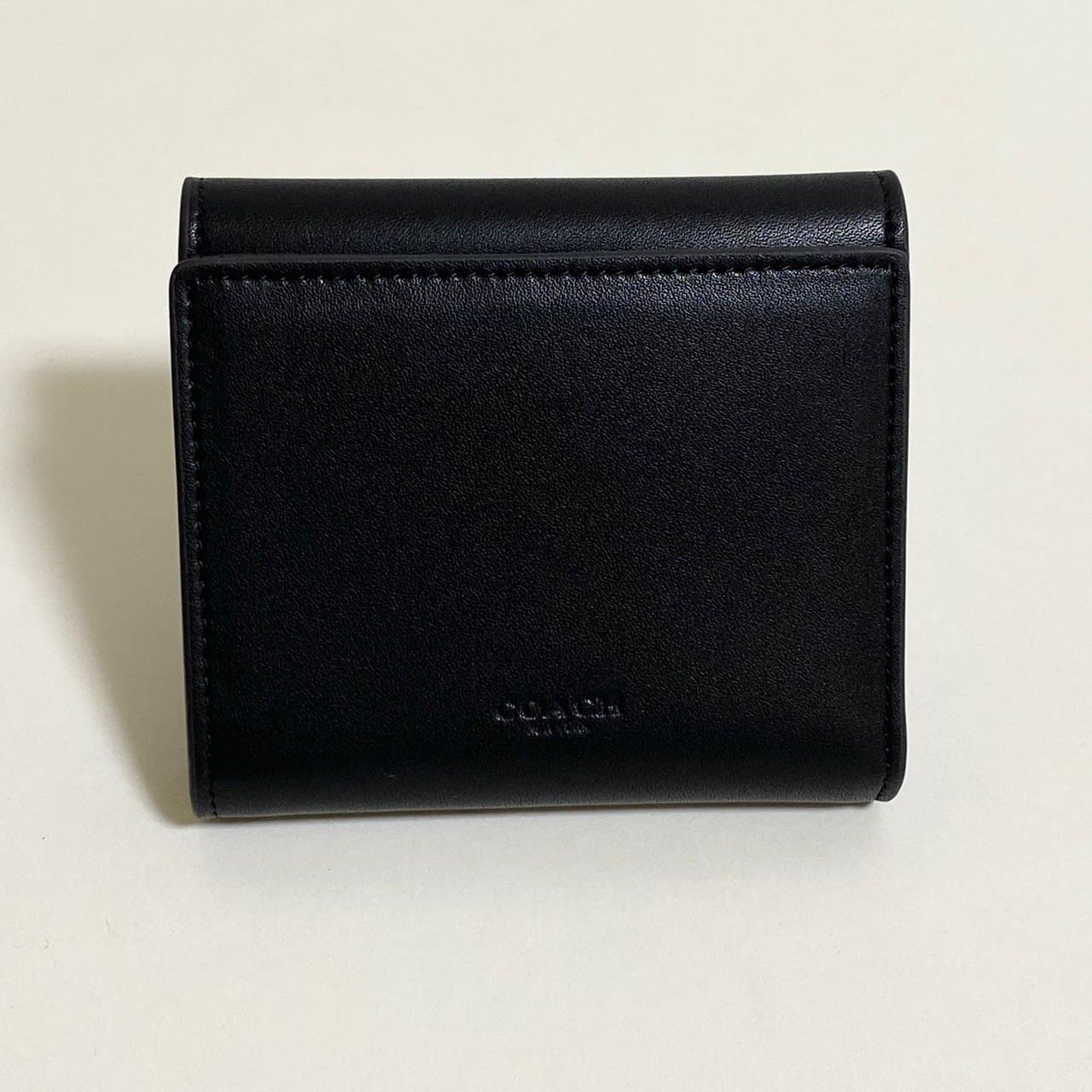 【COACH】 タビー スモール ウォレット 二つ折り財布 タン ブラック
