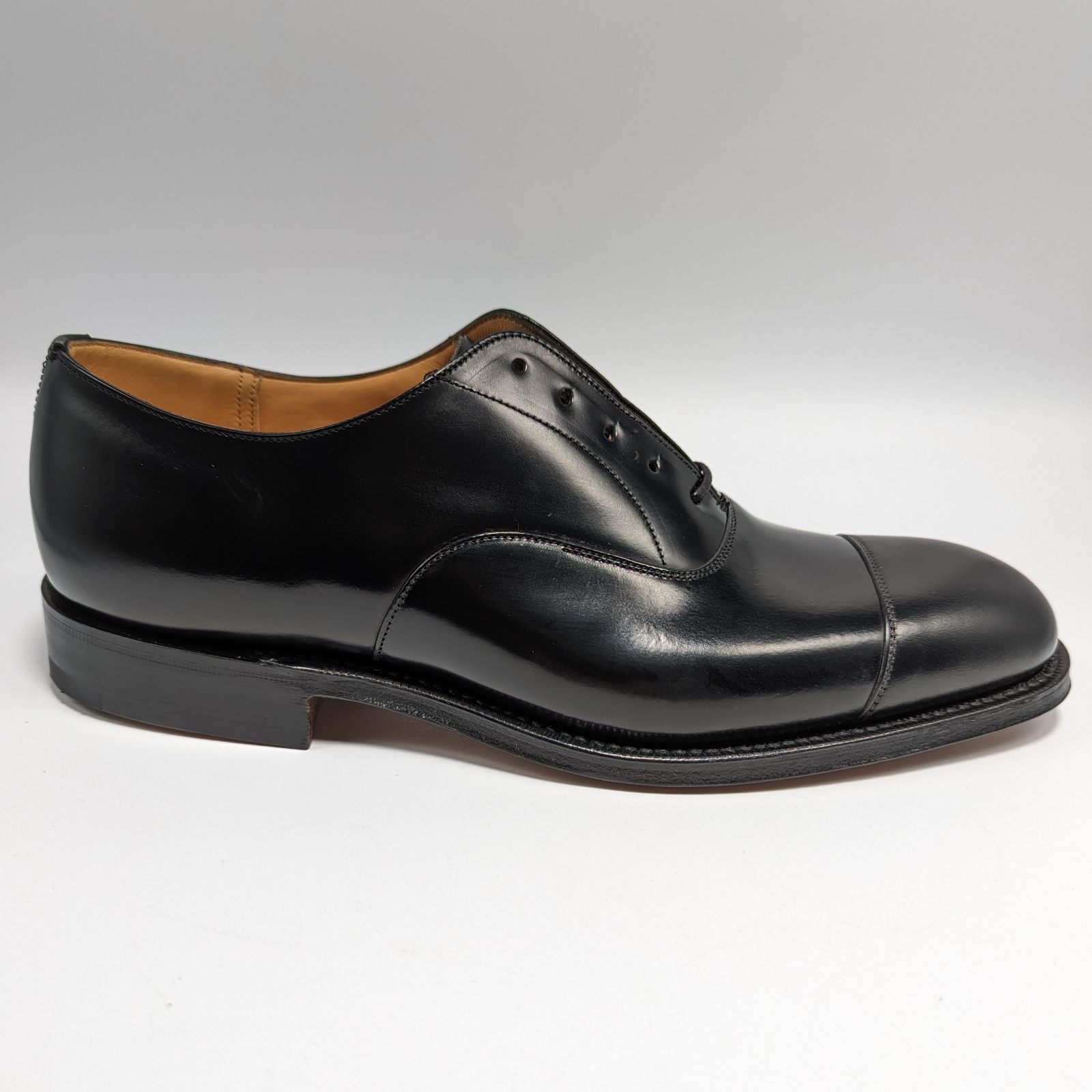 【訳あり】Church's チャーチ CONSUL コンサル レザーソール ストレートチップ BLACK CALF ≪UK直輸入・正規品≫  UK6.0( 25.0cm )