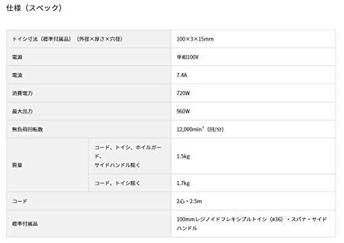 ディスクグラインダ