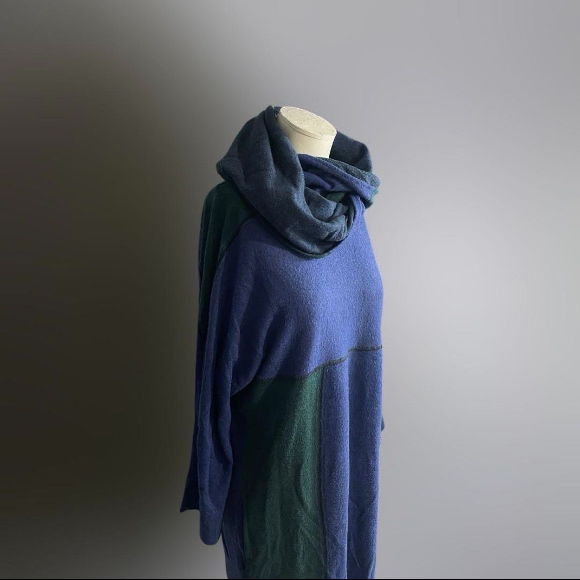 ヨーロッパ 80s ヴィンテージ ワンピース 変形 ユーロ ドレス ユーロ 紺