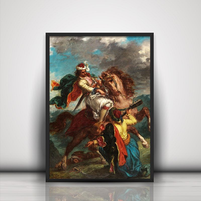 A2サイズ ドラクロワ ポスター ギリシア人に降伏したトルコ人