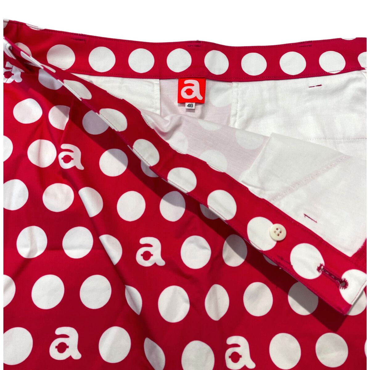 archivio - coco 未使用品 アルチビオ archivio レディース スカート 40(L) ピンク×白 ドット 未使用品 レディース アルチビオ archivio スカート 40(L
