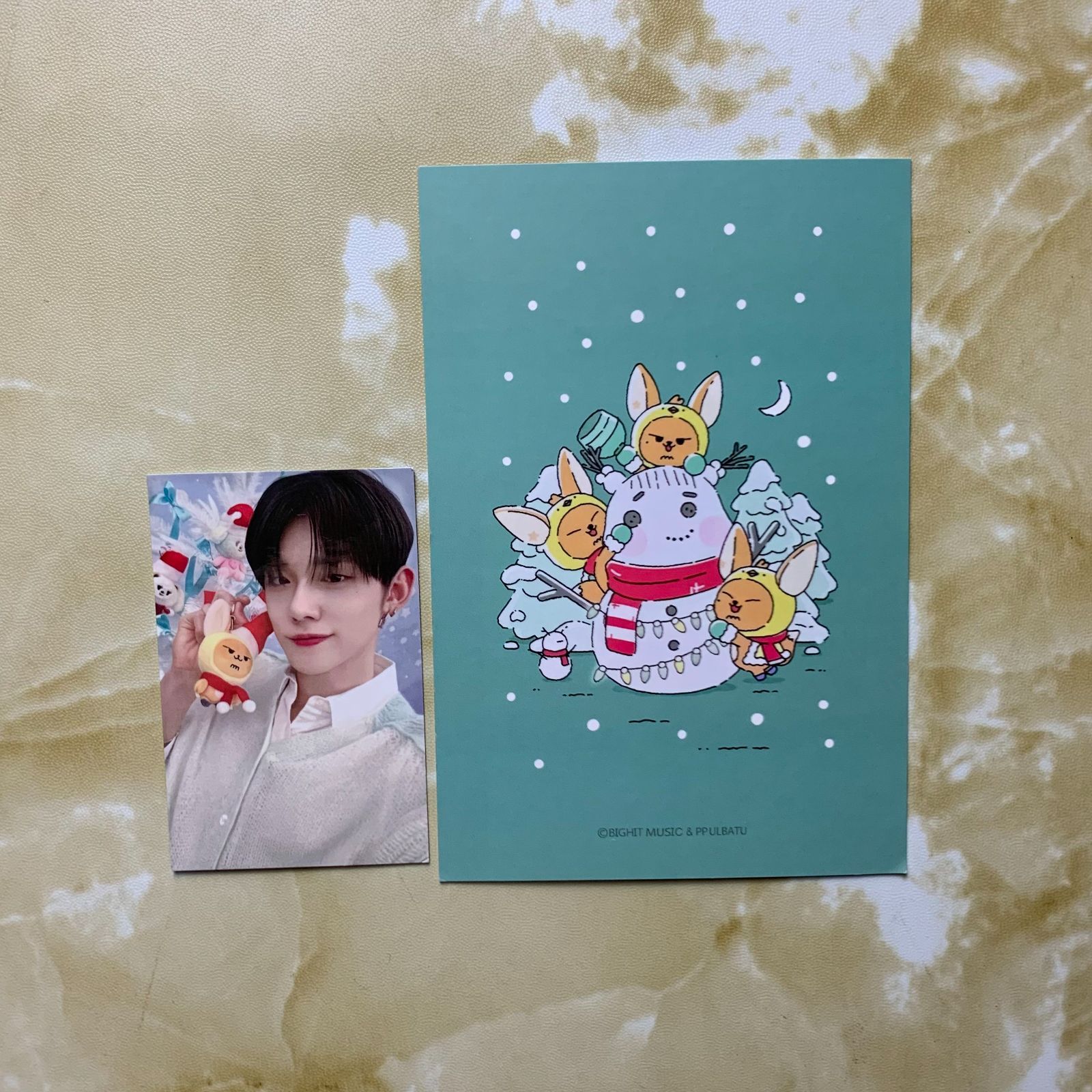 TXT GGUM SBS 歌謡大典 サノク トレカ ポストカード TXT ボムギュ 2024 歌謡大典 SBS GGUM サノク トレカ