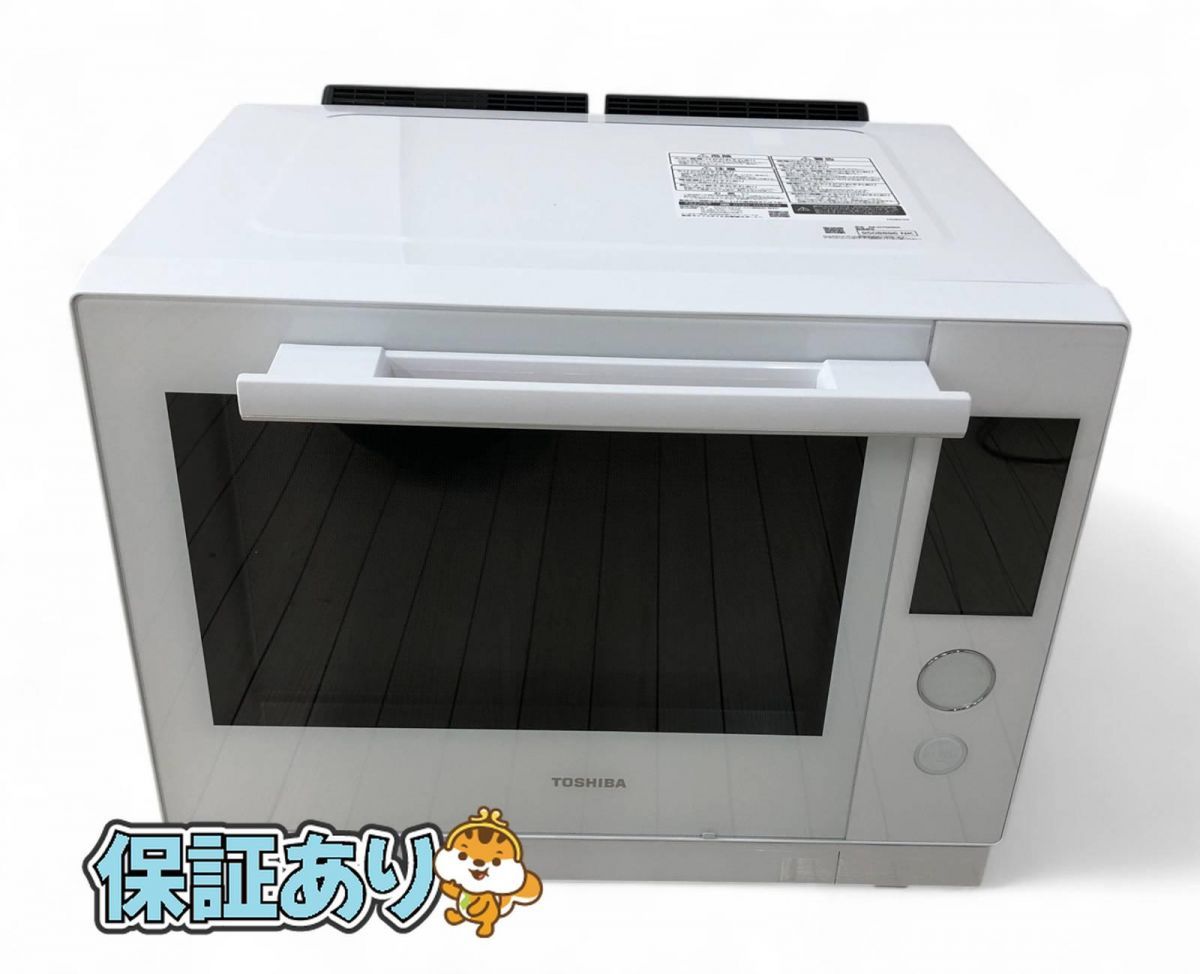 TOSHIBA 東芝 オーブンレンジ 石窯ドーム ER-D7000A 製 30L ホワイト FHK708596相
