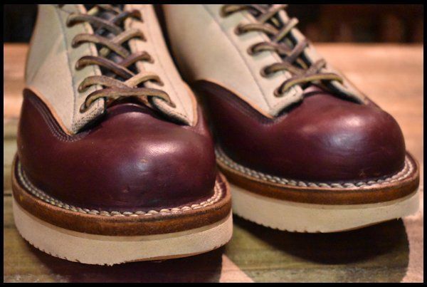 UK7 良品】VIBERG ヴァイバー オックスフォードLTT ブラウン×クリーム