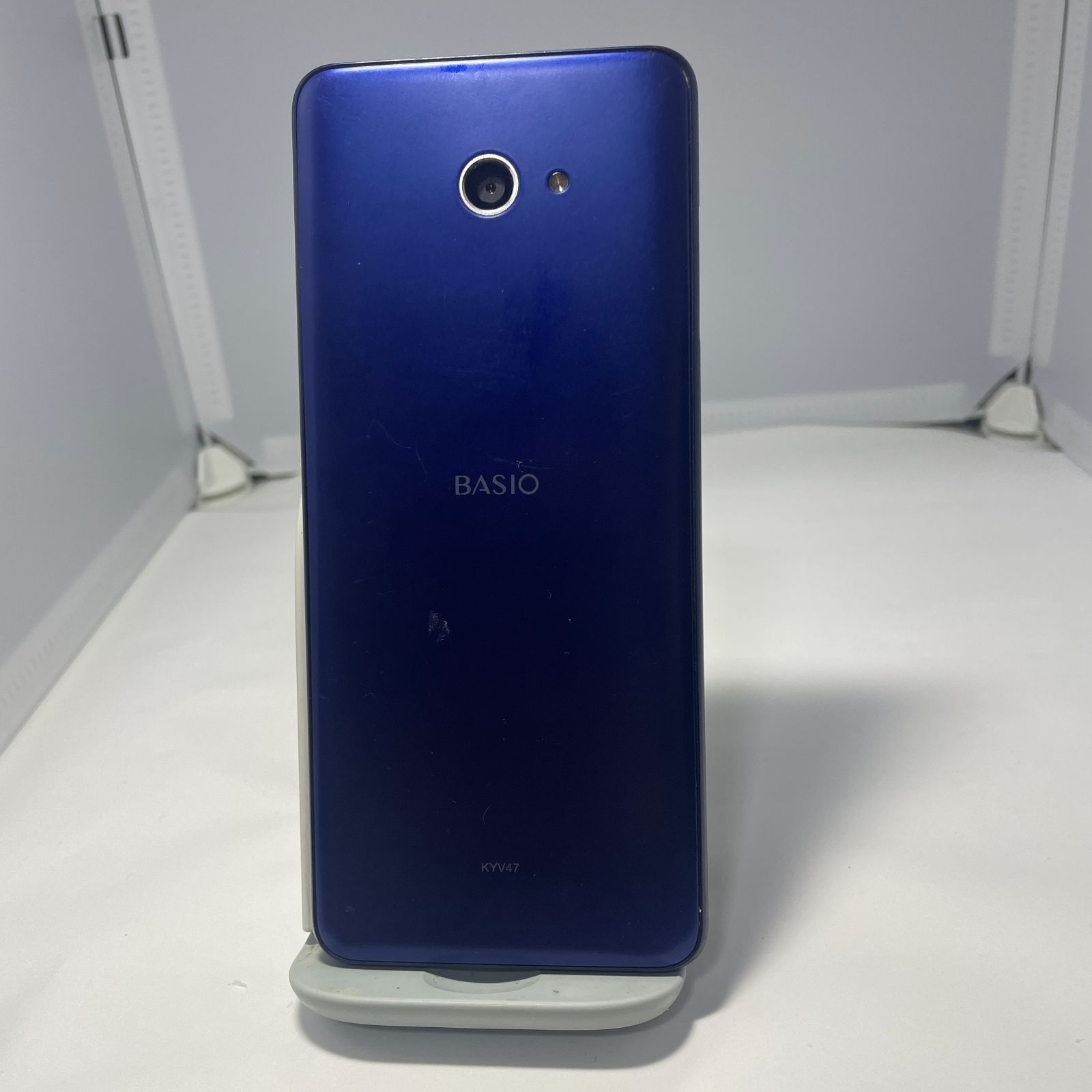 au BASIO4 KYV47 ブルー スマホ本体 付属品