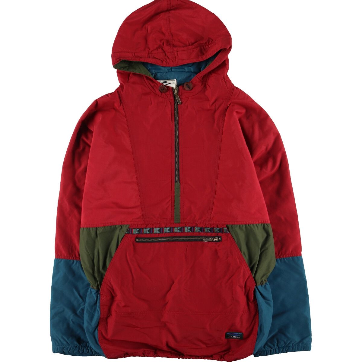 古着 70~80年代 エルエルビーン L.L.Bean THINSULATE シンサレート チロリアンテープ 中綿アノラックパーカー/eaa448672
