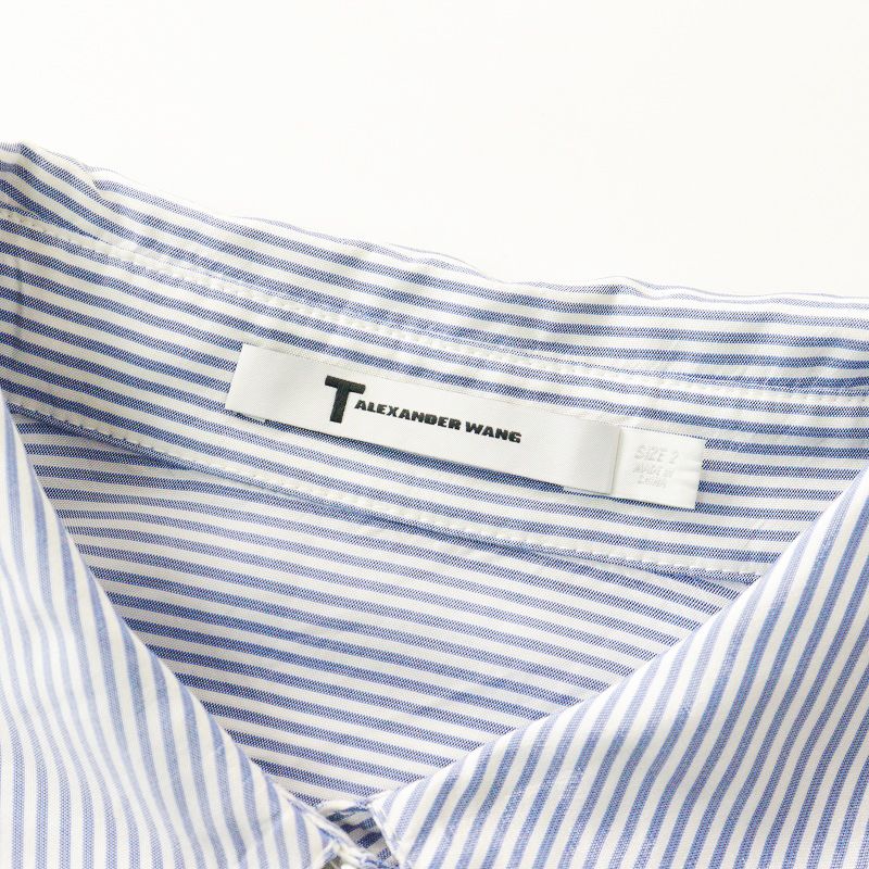 T by ALEXANDER WANG✨ ドッキング ストライプシャツ