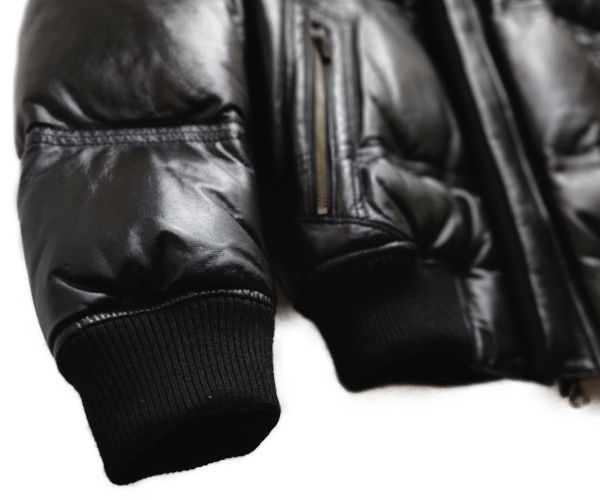 美品＊VERRI (ヴェリー) レザーダウンジャケット - メルカリ