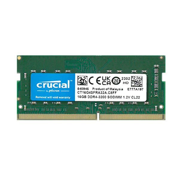 格安HOT】 crucial クルーシャル ノートPC用 メモリ DDR4-3200 16GB