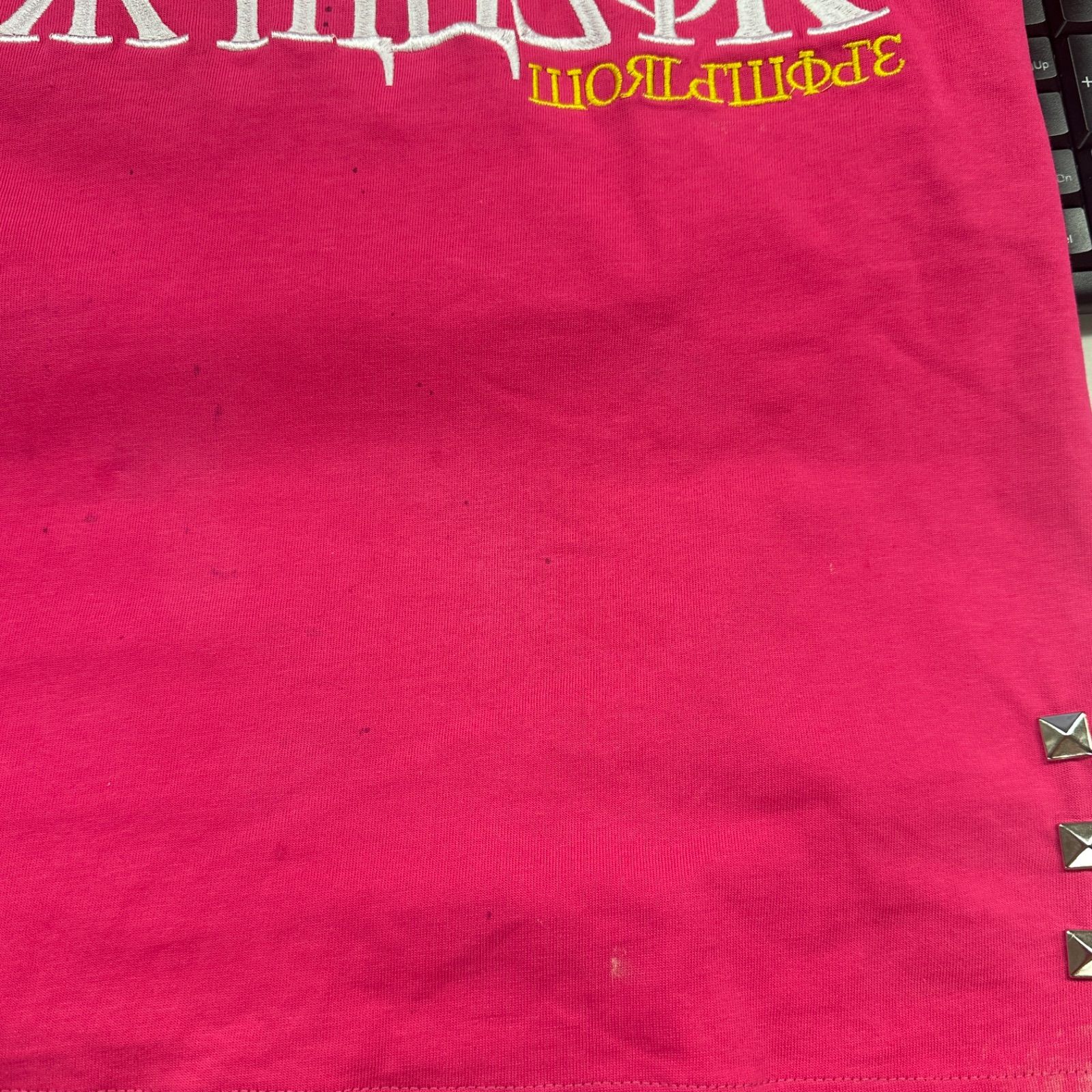 COZY WORLDWIDE FUR PINK POLO ファーポロシャツ 半袖カットソー 
