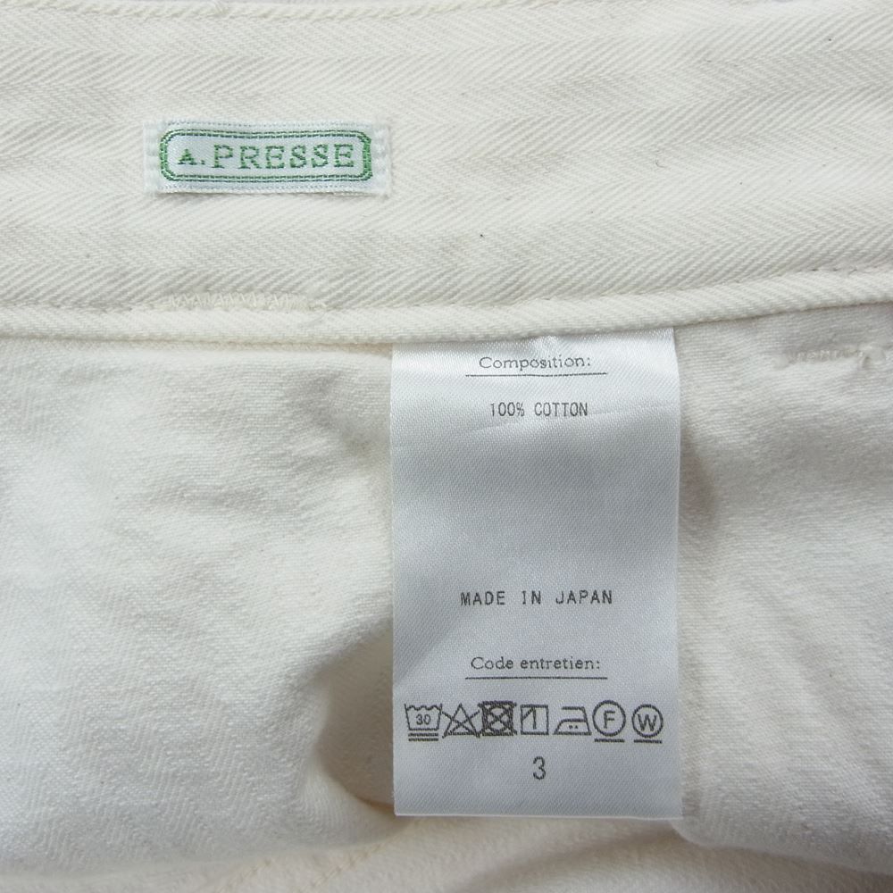 アプレッセ A.PRESSE 22SAP‐04-03M USAF Hemmed Bottoms ミリタリー
