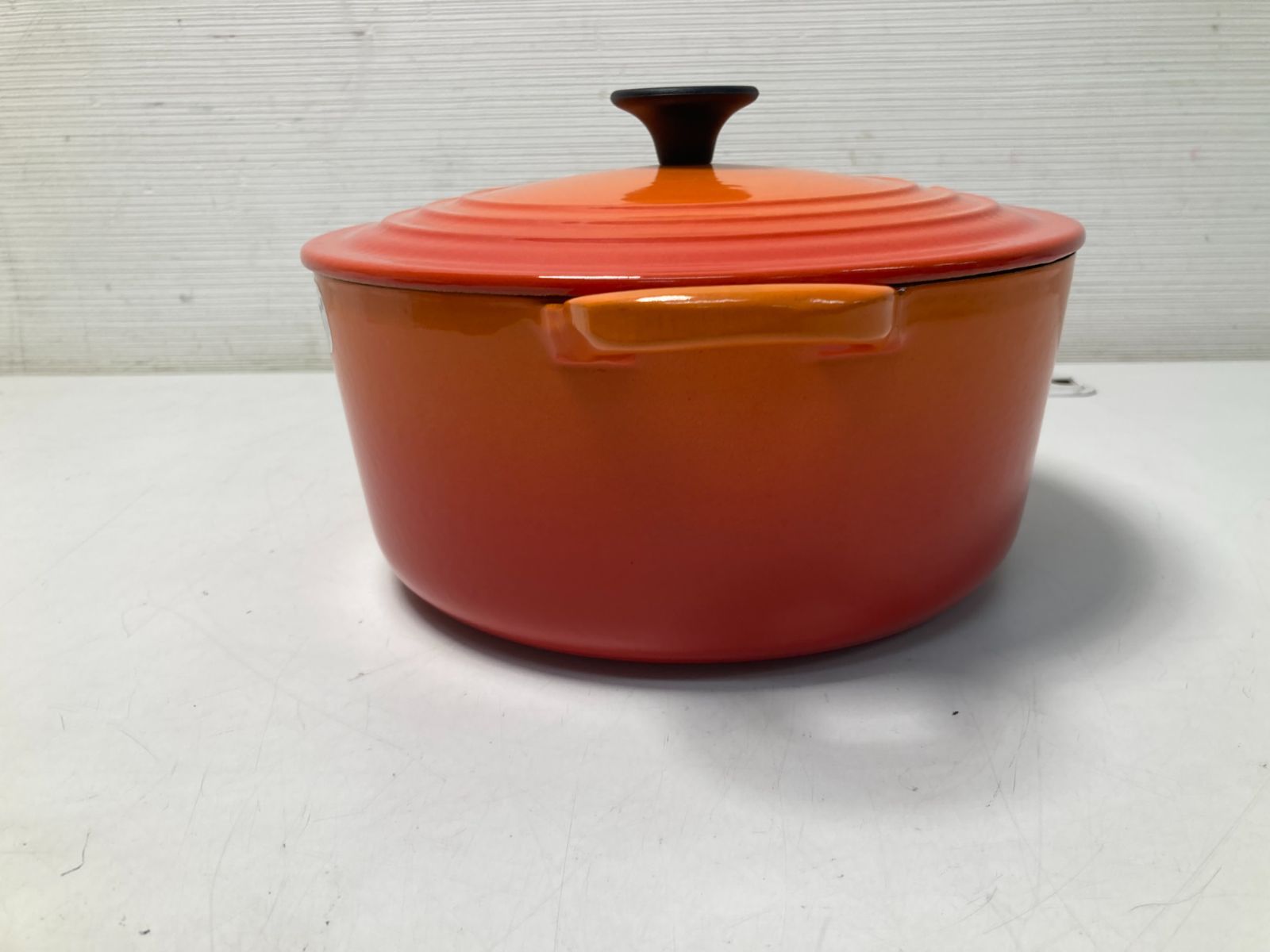 □中古□ルクルーゼ 鍋 22cm オレンジ 中古美品（）【198】 ☆ル