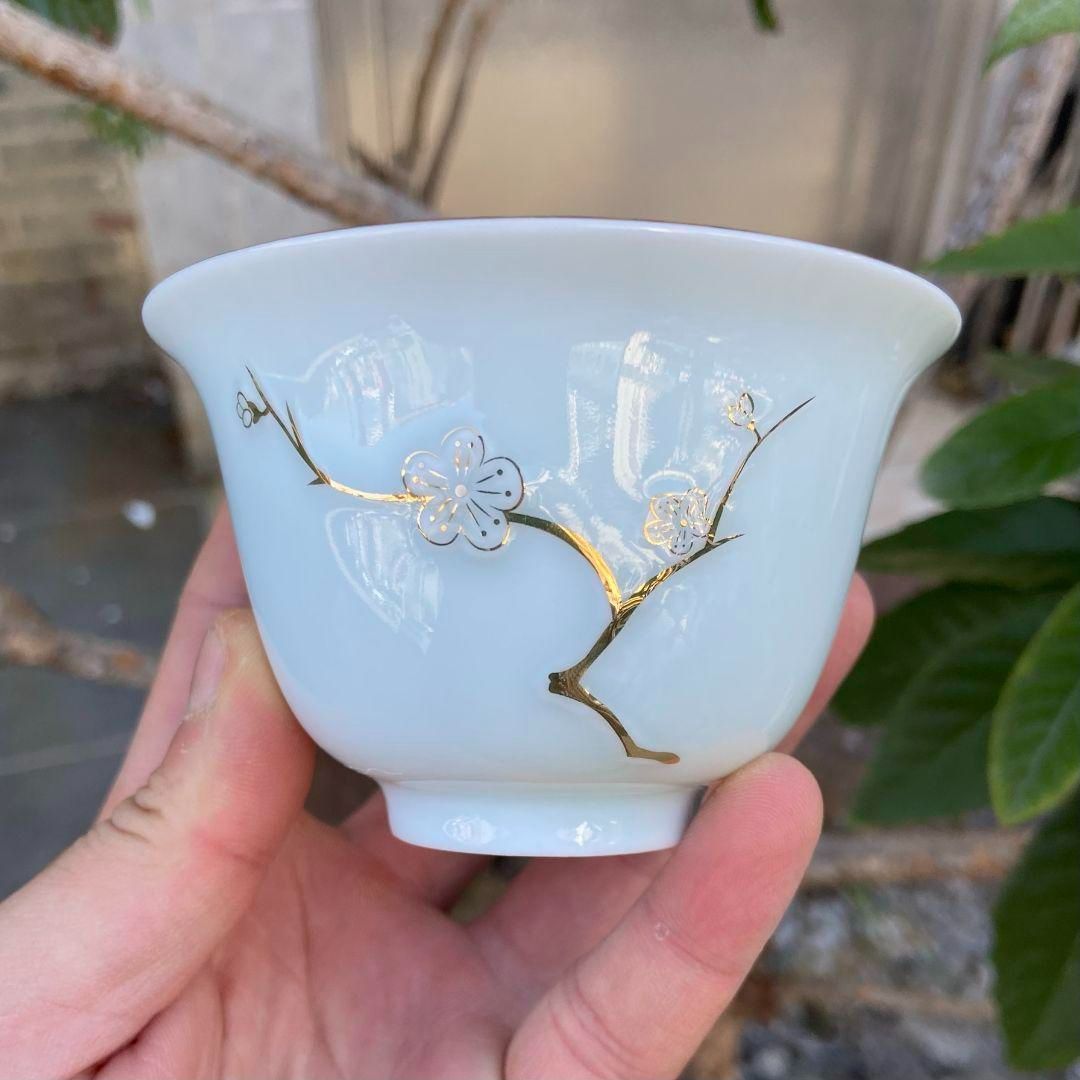中国茶器 梅花三才蓋碗 茶器 茶道具 煎茶器 新品未使用 中国茶器 梅花三才蓋碗 茶器 茶道具 煎茶器 新品未使用 - メルカリ
