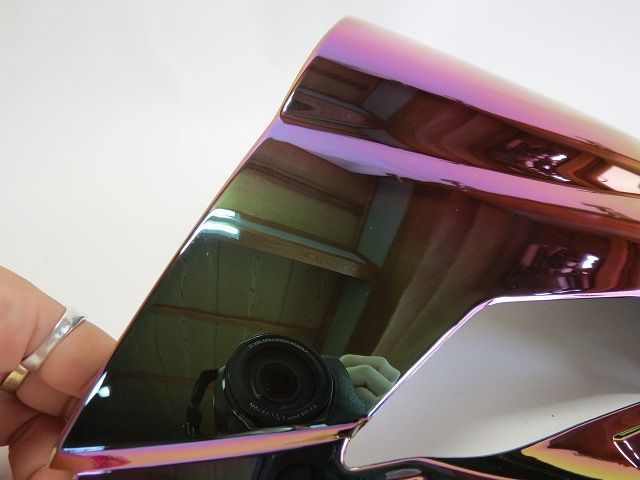 ZX-6R 636ZX-10R 06-07ダブルバブルイリジウムスクリーンDS Amazon.com: Windshield Windscreen Double Bubble for Ninja