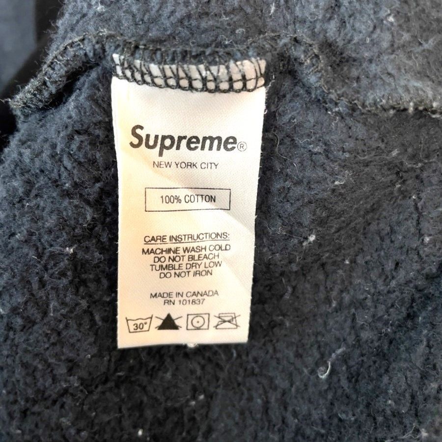 シュプリームSUPREMEジップパーカーフーディアーチロゴワッペン