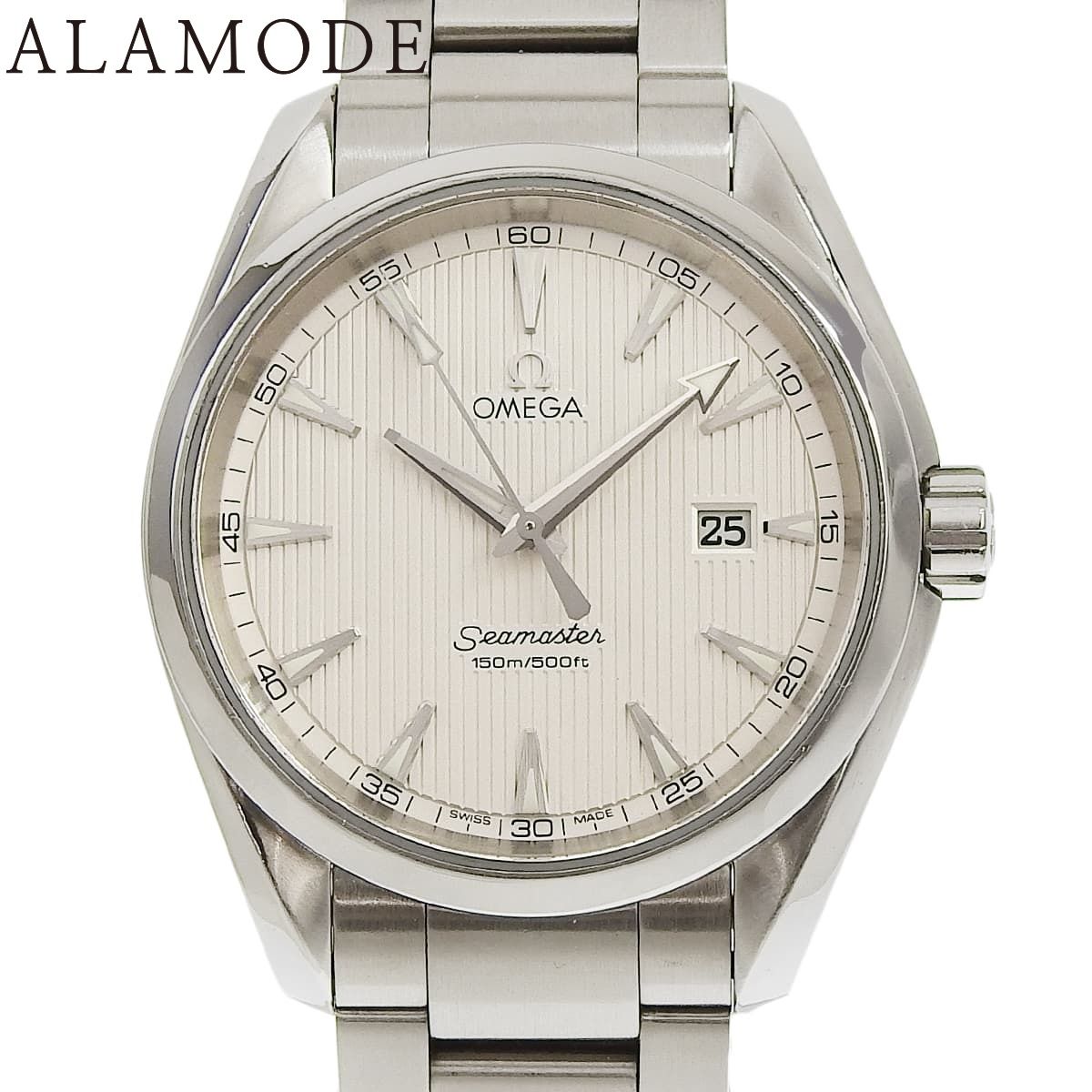 オメガ シーマスター アクアテラ 231.10.39.61.02.001 SS クオーツ 腕時計 ホワイト メンズ 41100084590 アラモード