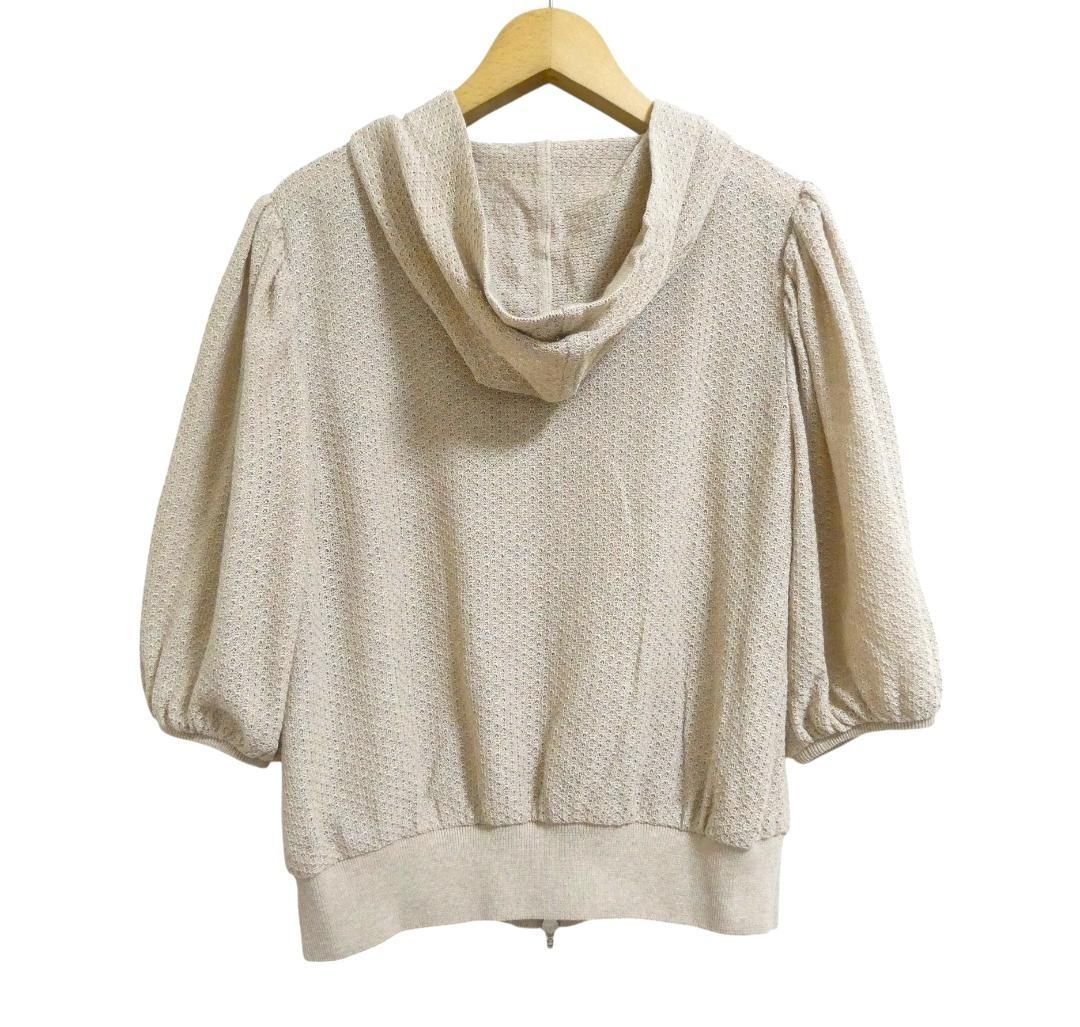 新品【Reneルネ】定価52,000円フードパール付きカーディガン36 新品【Reneルネ】定価52,000円フードパール付きカーディガン36