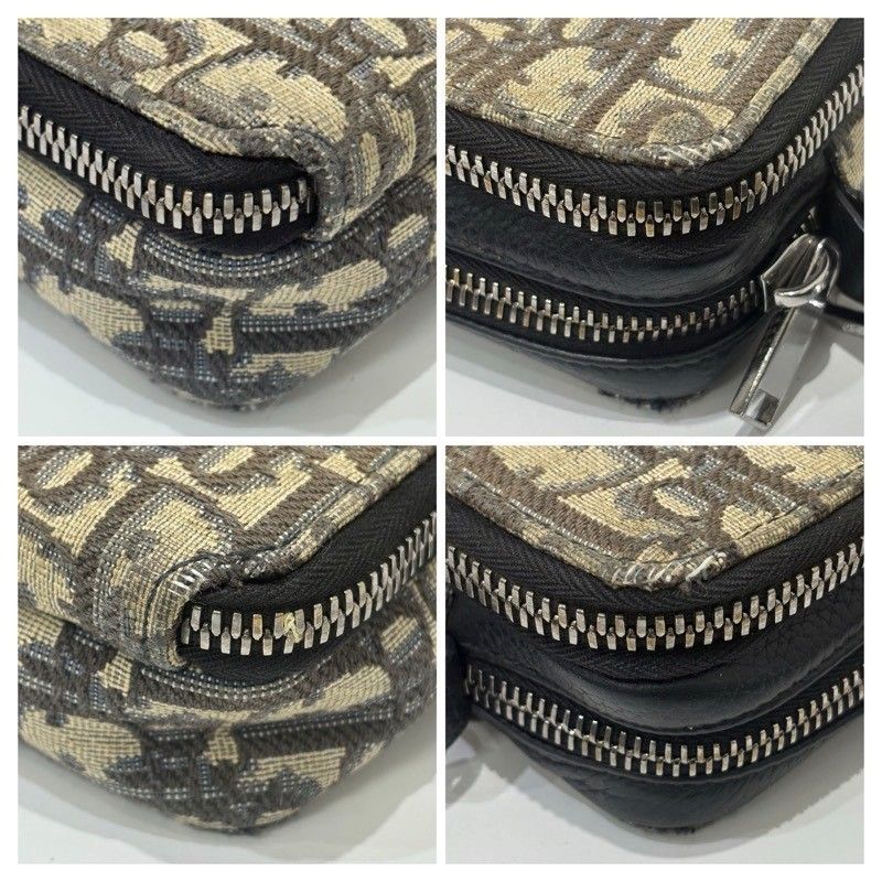 【超極美品】ディオール オブリーク トロッター ショルダーバッグ　付属品あり Dior ディオール オブリーク トロッター ショルダーバッグ