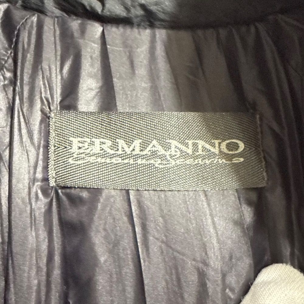 美品 ERMANNO SCERVINO エルマノシェルビーノ フード付き ダウン