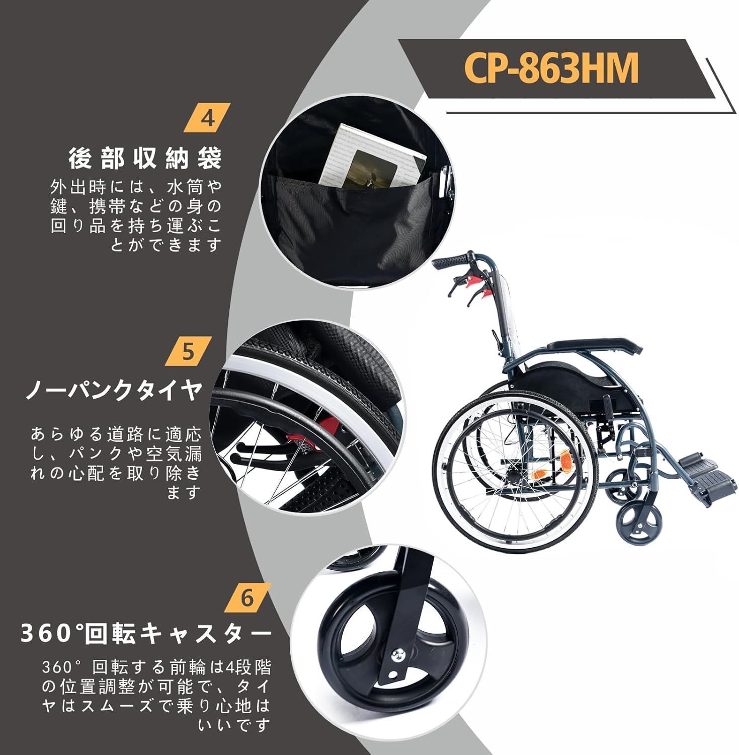  Care-Parents 自走式車椅子 軽量 コンパクト背折れタイプ 折り畳み車イス アルミ製 729396 自走用車椅子 車椅子