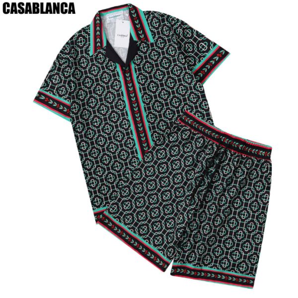 新品未使用 CASABLANCA カサブランカ 男女同型 上下セット