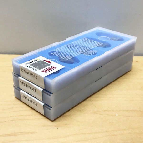 Tungaloy|タンガロイ TCF18L150F-005-SH725 15個 5個入|箱 端面溝入れ用インサート 切削用チップ ●97154