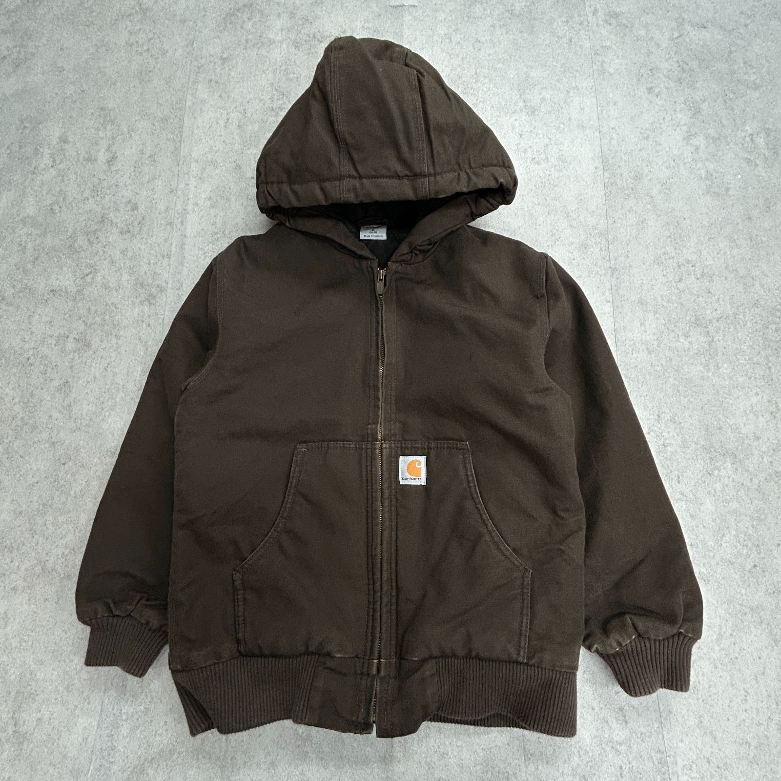 Carhartt ダークブラウン フード付きジャケット Carhartt フード付きジャケット M ダークブラウン