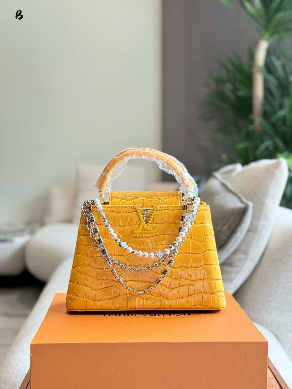 今日 LV Capucines Crocodile Embossed Calfskin Bag ルイ ヴィトン カプシーヌ クロコダイルエンボス カーフスキン バッグ-WTO輸入1