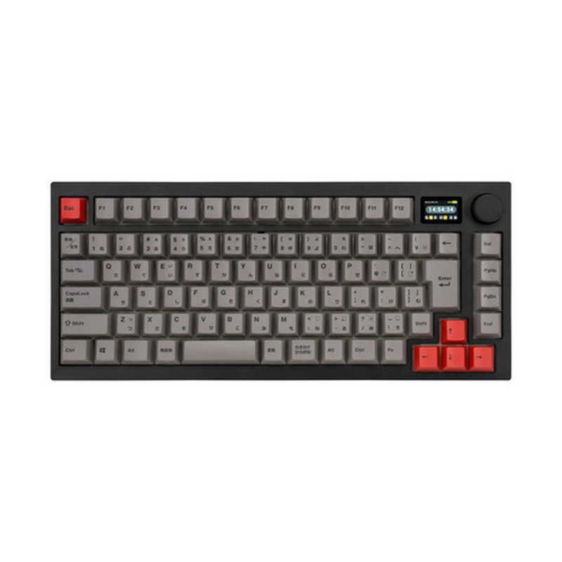 【 新品 未開封 】   MISTEL キーボード Barocco Mistel MD750 Delight JIS(赤軸 リニア) ［有線・ワイヤレス / Bluetooth・USB］ ブラック ML-MD750D-J-RD/BK 未使用 送料無料