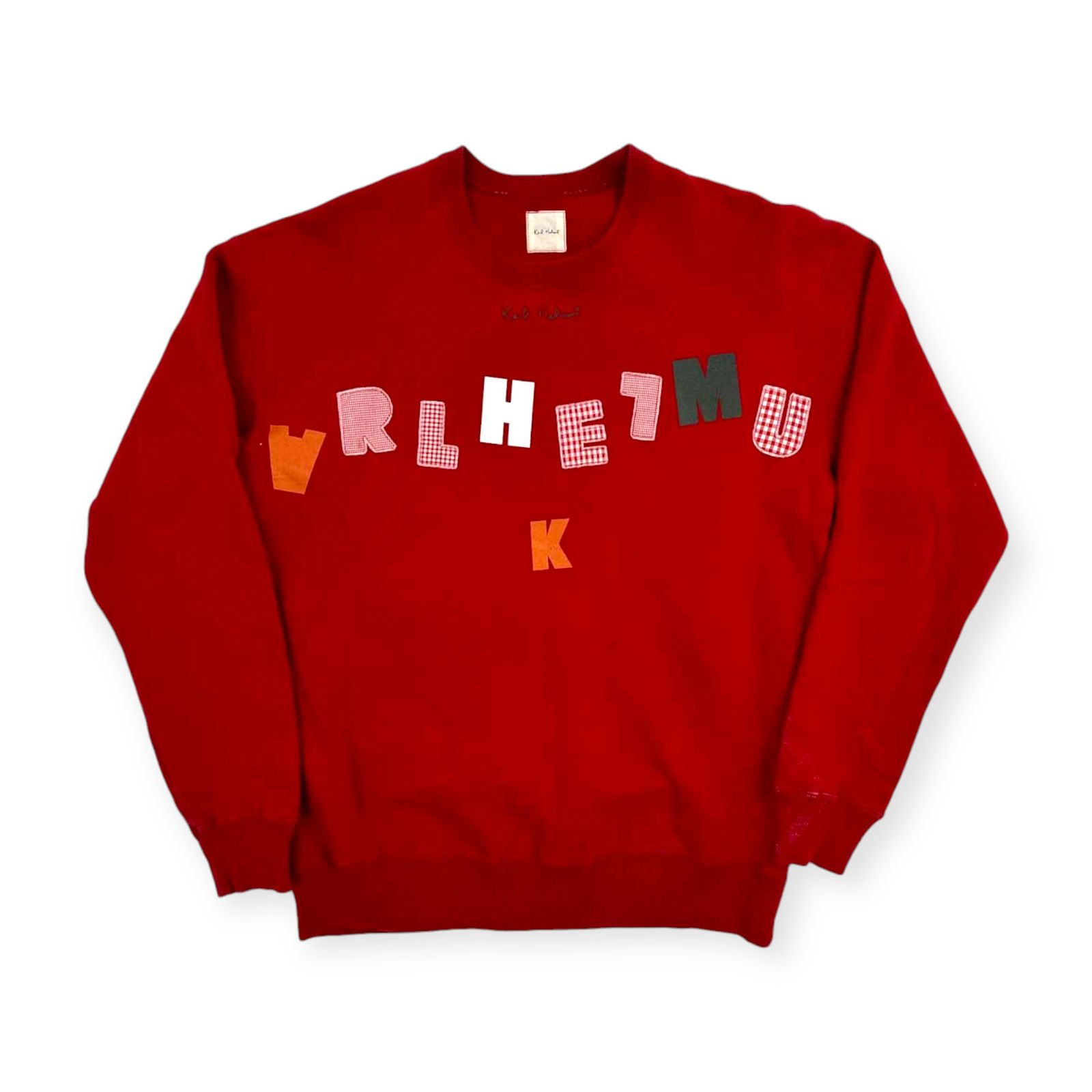 Karl Helmut カールヘルム BIGロゴ 裏起毛 デザイン スウェット M 